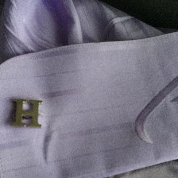 COPY - Cuff links intials " H"NWOT $19+ French cu… - Picture 1 of 8
